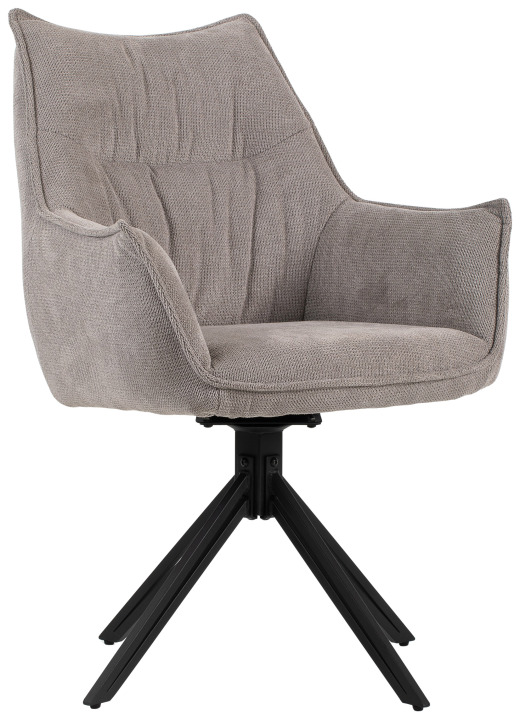 Diningsessel Ginosa light grey drehbar